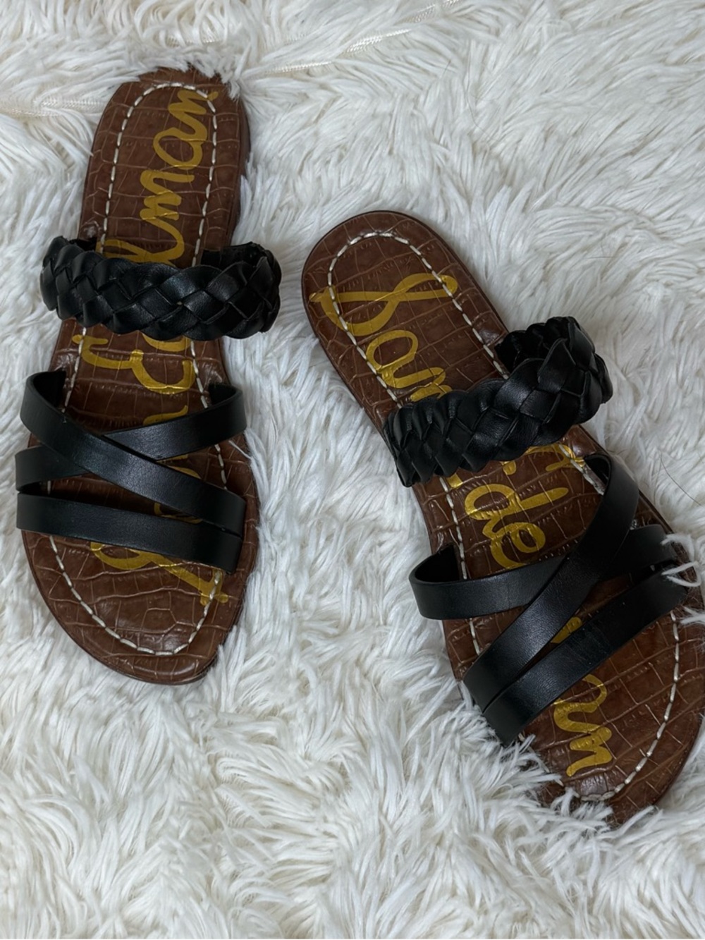 Sam Edelman Gavin Braided Top Leather Sandals